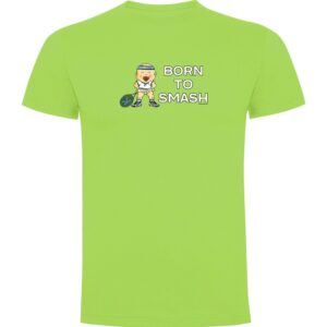 Kruskis Born To Smash Short Sleeve T-shirt Verde M Hombre