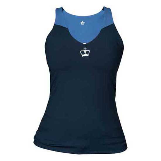 Black Crown Lecce Sleeveless T-shirt Azul 2XL Mujer