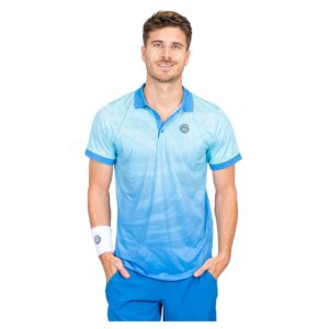 Bidi Badu Colortwist Short Sleeve Polo Azul L Hombre