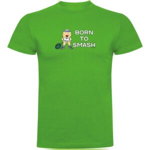Kruskis Born To Smash Short Sleeve T-shirt Verde XL Hombre