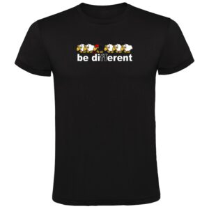 Kruskis Be Different Tennis Short Sleeve T-shirt Negro L Hombre