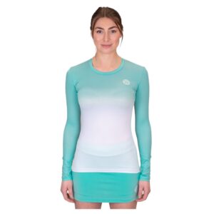 Bidi Badu Crew Gradiant Long Sleeve T-shirt Blanco,Azul XS Mujer