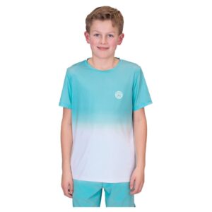 Bidi Badu Crew Gradiant Short Sleeve T-shirt Blanco,Azul 6-7 Years Niño