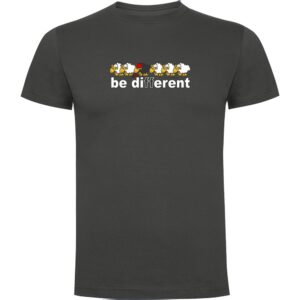 Kruskis Be Different Tennis Short Sleeve T-shirt Gris 3XL Hombre