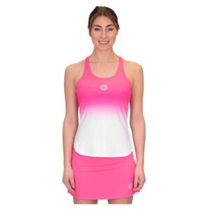 Bidi Badu Crew Gradiant Short Sleeve T-shirt Blanco,Rosa L Mujer