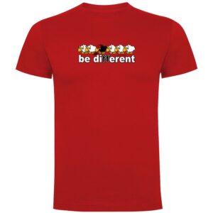 Kruskis Be Different Tennis Short Sleeve T-shirt Rojo XL Hombre