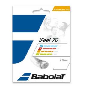 Babolat Ifeel 70 200 M Badminton Reel String Blanco 0.70 mm