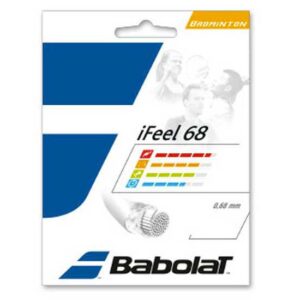 Babolat Ifeel 68 200 M Badminton Reel String Blanco 0.68 mm