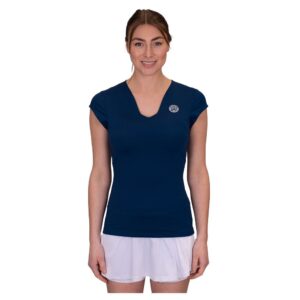 Bidi Badu Crew V-neck Short Sleeve T-shirt Azul M Mujer