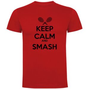 Kruskis Keep Calm And Smash Short Sleeve T-shirt Rojo M Hombre