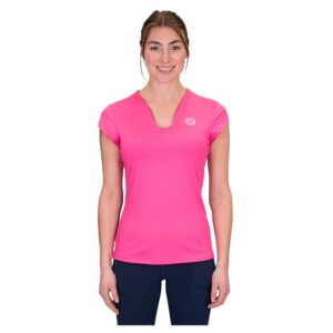 Bidi Badu Crew V-neck Short Sleeve T-shirt Rosa L Mujer