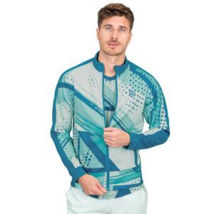 Bidi Badu Good Vibes Printed Half Zip Sweatshirt Azul M Hombre