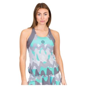 Bidi Badu Good Vibes Short Sleeve T-shirt Azul,Gris XL Mujer