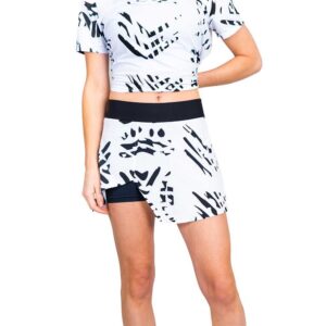 Bidi Badu Paris Printed Cut Out Skirt Blanco S Mujer
