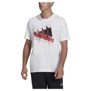 Adidas London Logo Carrier Short Sleeve T-shirt Blanco M Hombre