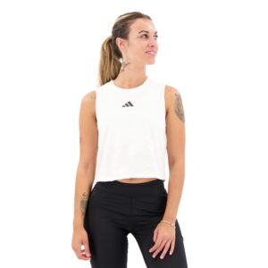 Adidas Aeroready Pro Sleeveless T-shirt Blanco XS Mujer