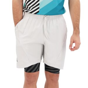 Adidas Aeroready Two-in-one Pro Shorts Blanco XL Hombre