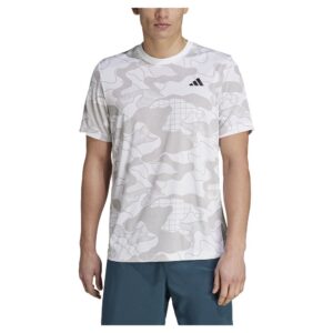Adidas Club Graphic Short Sleeve T-shirt Blanco XL Hombre
