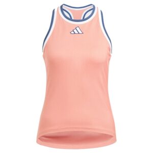 Adidas Clubhouse Classic Premium Sleeveless T-shirt Naranja L Mujer