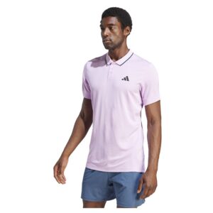 Adidas Freelift Short Sleeve Polo Lila S Hombre
