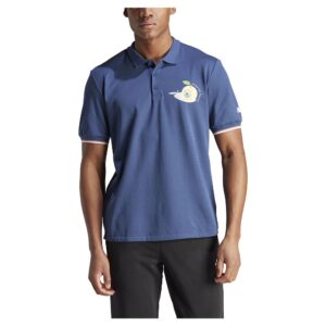 Adidas Premium Short Sleeve Polo Azul M Hombre