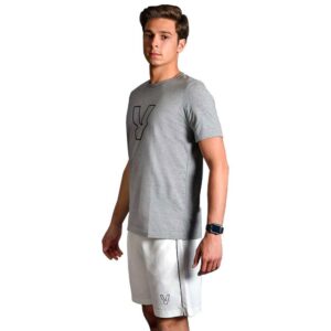 Volt Padel Casual Short Sleeve T-shirt Gris L Hombre