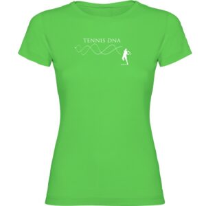 Kruskis Tennis Dna Short Sleeve T-shirt Verde L Mujer