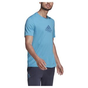 Adidas Ten Game Short Sleeve T-shirt Azul XS Hombre