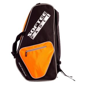 Softee Square Padel Racket Bag Naranja,Negro