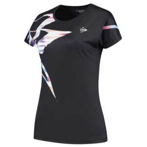 Dunlop Game Short Sleeve T-shirt Negro L Mujer
