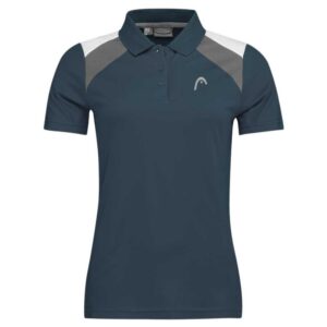 Head Racket Club 22 Short Sleeve Polo Azul S Mujer