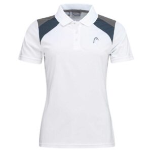 Head Racket Club 22 Short Sleeve Polo Blanco S Mujer
