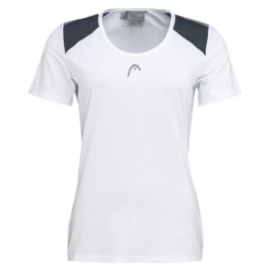Head Racket Club 22 Short Sleeve T-shirt Blanco S Mujer