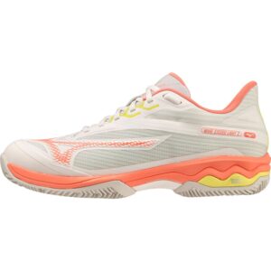 Mizuno Wave Exceed Light 2 Cc Clay Shoes Blanco EU 41 Mujer