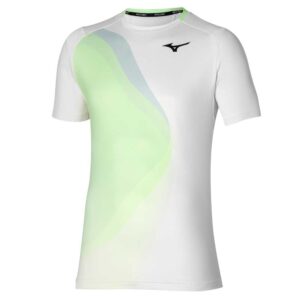 Mizuno Release Shadow Graphic Short Sleeve T-shirt Blanco L Hombre