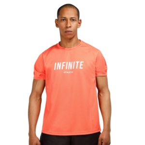 Infinite Athletic Training Short Sleeve T-shirt Naranja L Hombre