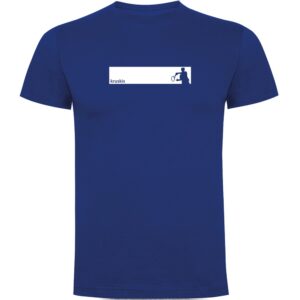 Kruskis Tennis Frame Short Sleeve T-shirt Azul XL Hombre