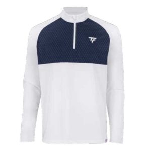 Tecnifibre Thermo Zipper Long Sleeve T-shirt Blanco,Azul XS Hombre