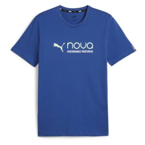 Puma 659248 Individual Short Sleeve T-shirt Azul M Hombre