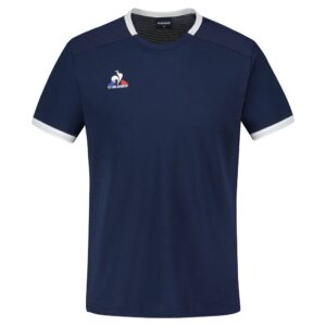 Le Coq Sportif 2320137 Tennis N°5 Short Sleeve T-shirt Azul S Hombre