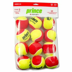 Prince Play&stay Stage 3 Padel Balls Bag Amarillo 12 Balls