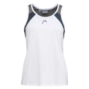 Head Racket Club 22 Sleeveless T-shirt Blanco M Mujer