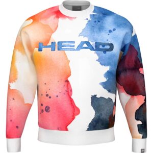 Head Racket Motion Watercolor Sweatshirt Multicolor S Hombre