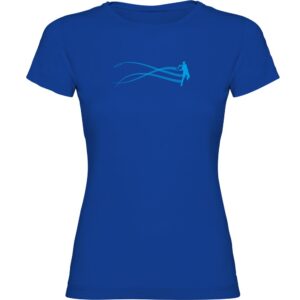 Kruskis Tennis Estella Short Sleeve T-shirt Azul L Mujer