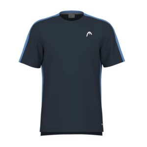 Head Racket Slice Short Sleeve T-shirt Azul S Hombre