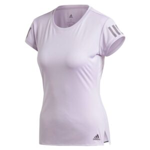 Adidas Club 3 Stripes Short Sleeve T-shirt Blanco S Mujer