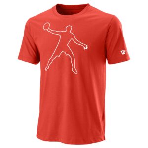 Wilson Bela Tech Ii Short Sleeve T-shirt Naranja M Hombre