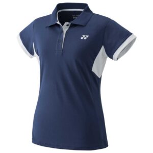 Yonex Team Short Sleeve Polo Azul S Mujer
