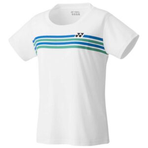 Yonex Crew Neck Short Sleeve T-shirt Blanco XL Mujer