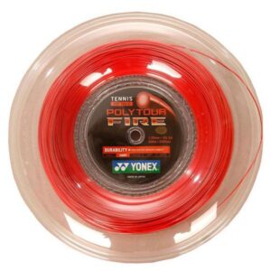 Yonex Polytour Fire 200 M Tennis Reel String Rojo 1.25 mm